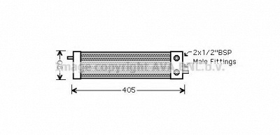 AVA QUALITY COOLING au3189 -  масляный радиатор, двигательное масло